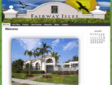 Tablet Screenshot of fairwayisles.com